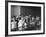 Women's Christian Temperance Union Members Invading Bar While Customers Remain Indifferent-Peter Stackpole-Framed Photographic Print