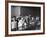 Women's Christian Temperance Union Members Invading Bar While Customers Remain Indifferent-Peter Stackpole-Framed Photographic Print