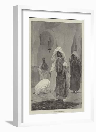 Women's Day in the Mosque in Morocco-Richard Caton Woodville II-Framed Giclee Print