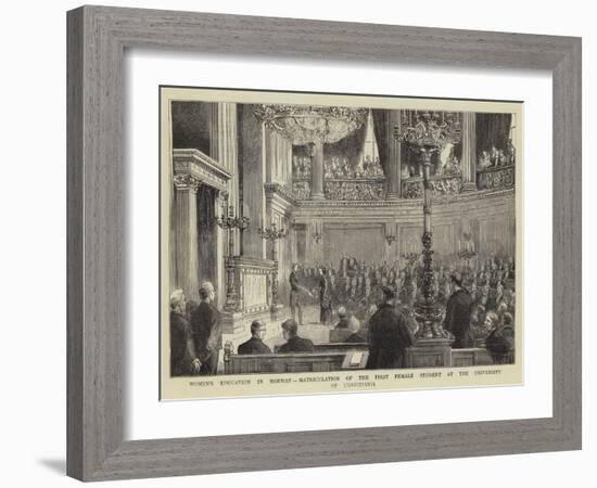 Women's Education in Norway-null-Framed Giclee Print