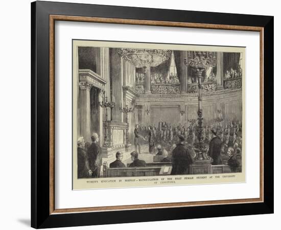 Women's Education in Norway-null-Framed Giclee Print