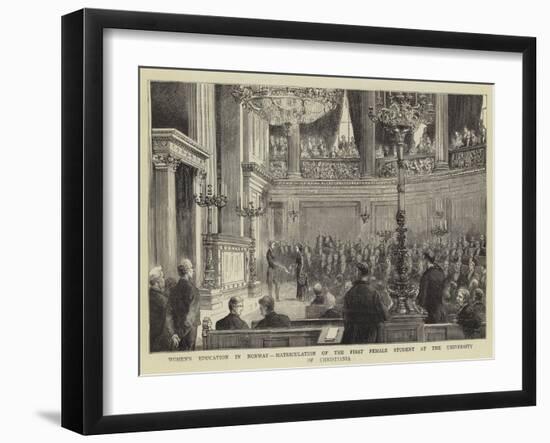 Women's Education in Norway-null-Framed Giclee Print