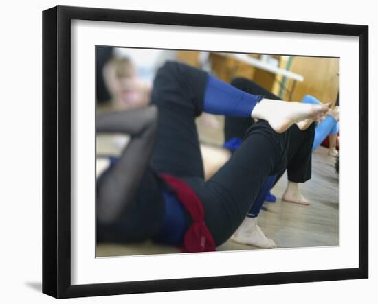 Women's Exercise Class-null-Framed Photographic Print