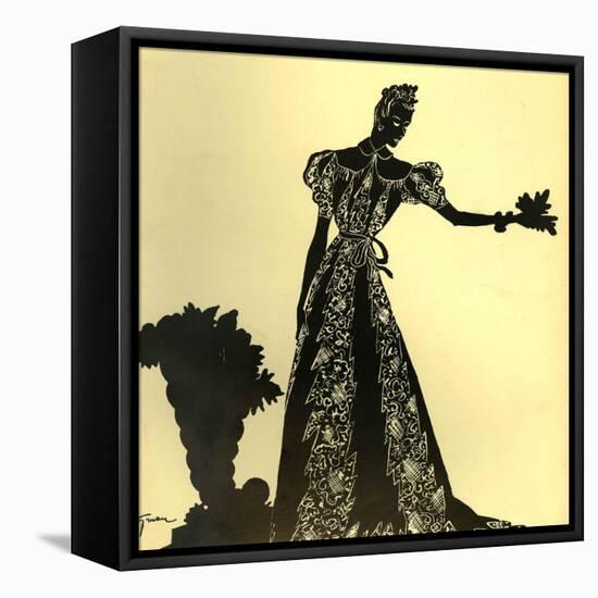 Women's Fashion 1930s, 1939, UK-null-Framed Premier Image Canvas