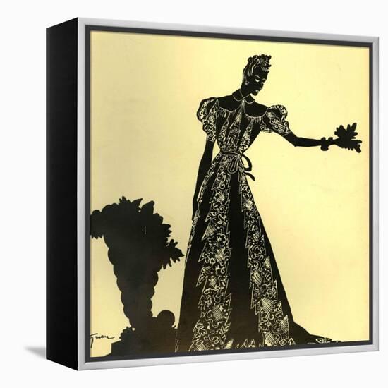 Women's Fashion 1930s, 1939, UK-null-Framed Premier Image Canvas