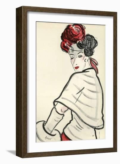 Women's Fashion 1930s, 1939, UK-null-Framed Giclee Print