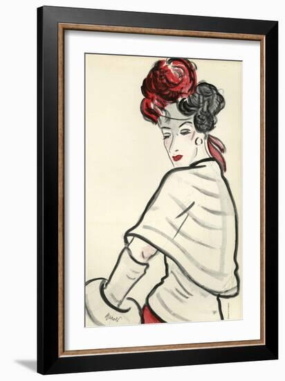 Women's Fashion 1930s, 1939, UK-null-Framed Giclee Print