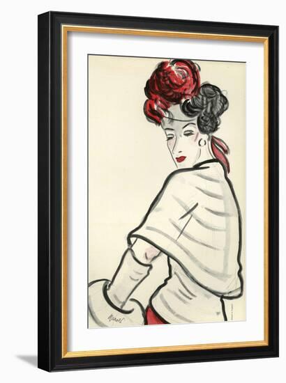 Women's Fashion 1930s, 1939, UK-null-Framed Giclee Print