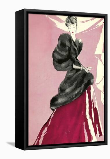 Women's Fashion 1930s, 1939, UK-null-Framed Premier Image Canvas