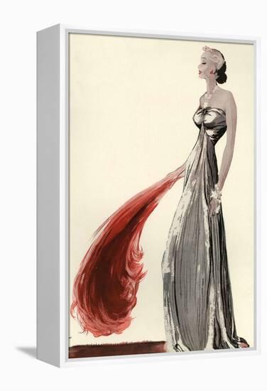 Women's Fashion 1930s, 1939, UK-null-Framed Premier Image Canvas