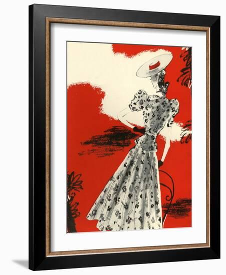 Women's Fashion 1930s, 1939, UK-null-Framed Giclee Print