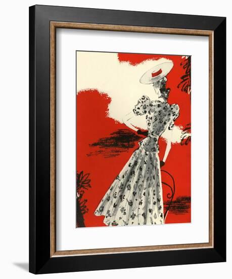 Women's Fashion 1930s, 1939, UK-null-Framed Giclee Print