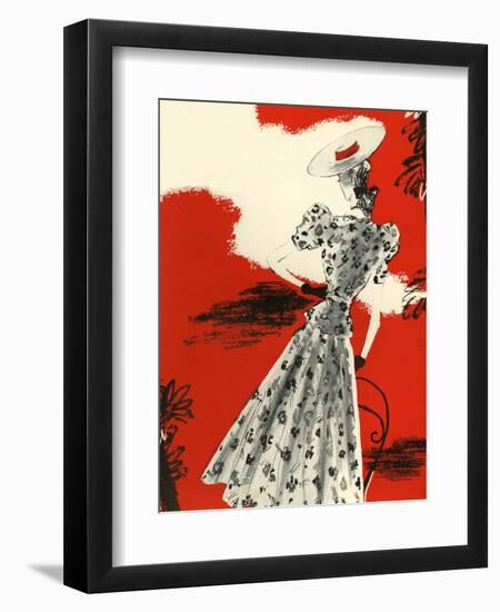 Women's Fashion 1930s, 1939, UK-null-Framed Giclee Print