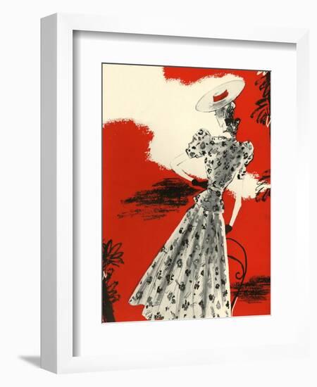 Women's Fashion 1930s, 1939, UK-null-Framed Giclee Print