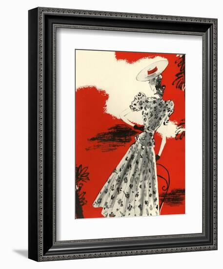 Women's Fashion 1930s, 1939, UK-null-Framed Giclee Print