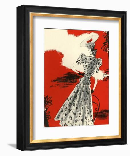 Women's Fashion 1930s, 1939, UK-null-Framed Giclee Print