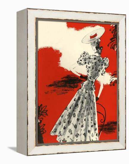 Women's Fashion 1930s, 1939, UK-null-Framed Premier Image Canvas