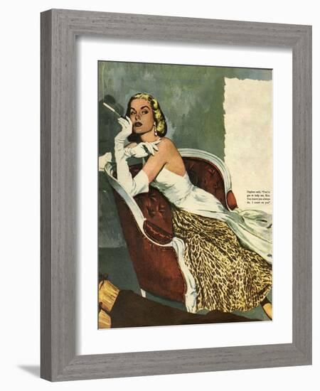 Women's Fashion, Illustration from 'John Bull'-null-Framed Giclee Print