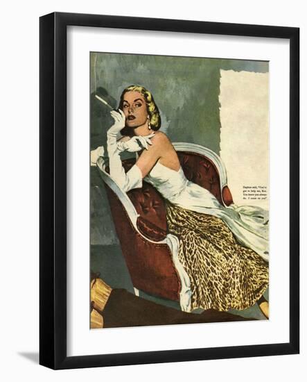 Women's Fashion, Illustration from 'John Bull'-null-Framed Giclee Print