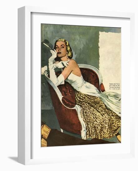 Women's Fashion, Illustration from 'John Bull'-null-Framed Giclee Print