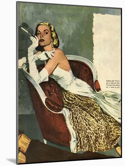 Women's Fashion, Illustration from 'John Bull'-null-Mounted Giclee Print