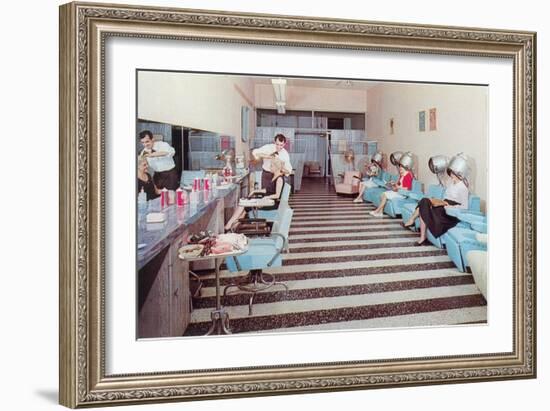 Women's Hair Salon-null-Framed Art Print