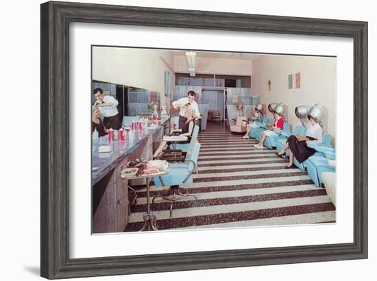 Women's Hair Salon-null-Framed Art Print