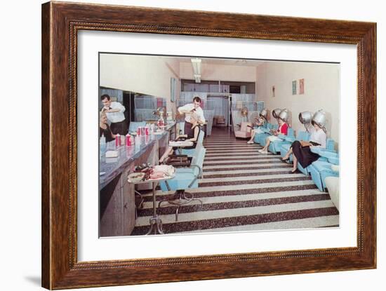 Women's Hair Salon-null-Framed Art Print