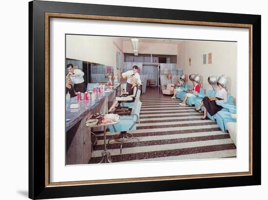 Women's Hair Salon-null-Framed Art Print