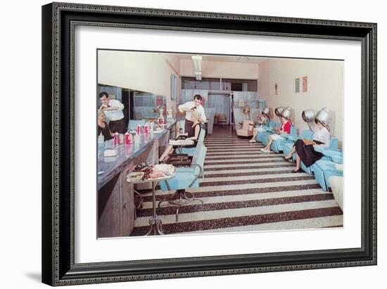 Women's Hair Salon-null-Framed Art Print