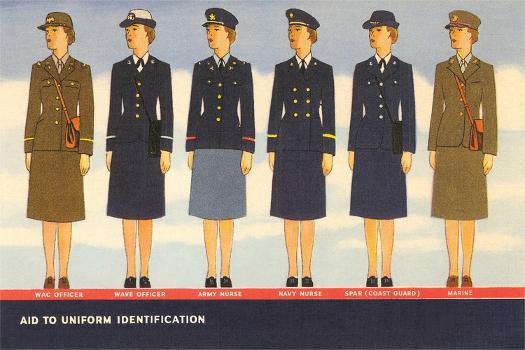 Women's Military Uniform Identification' Art Print | Art.com