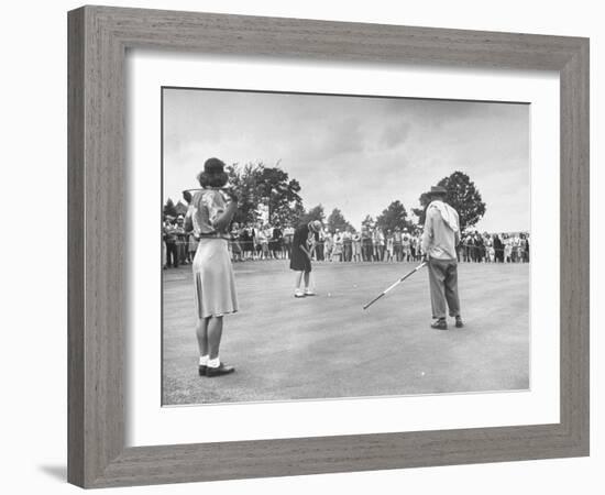 Women's NationalAmateur Golf Tournament-null-Framed Photographic Print