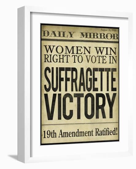 Women's right to Vote-null-Framed Giclee Print