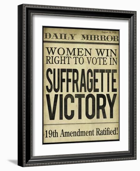 Women's right to Vote-null-Framed Giclee Print