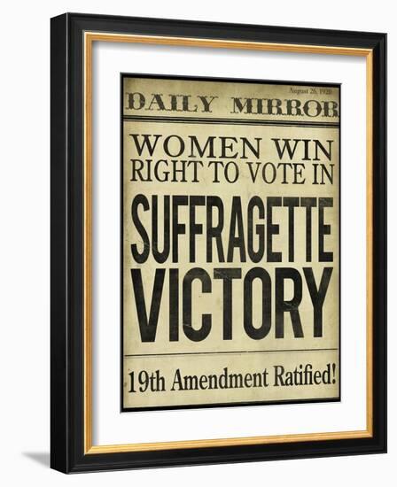 Women's right to Vote-null-Framed Giclee Print