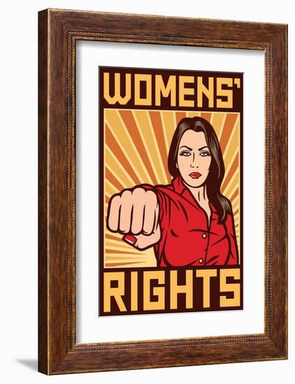 Women's Rights Poster-null-Framed Art Print
