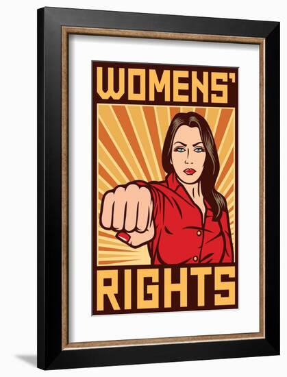 Women's Rights Poster-null-Framed Art Print