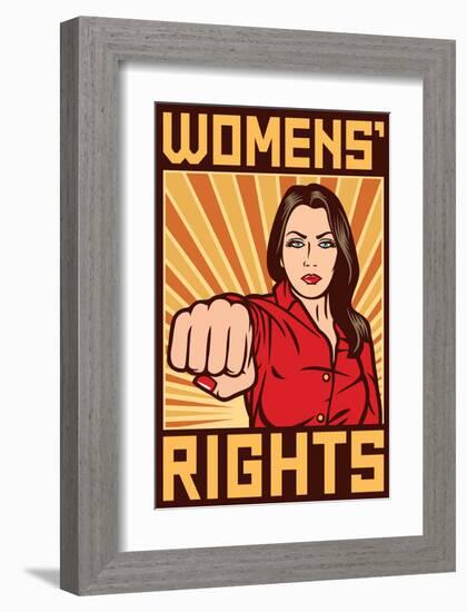 Women's Rights Poster-null-Framed Art Print