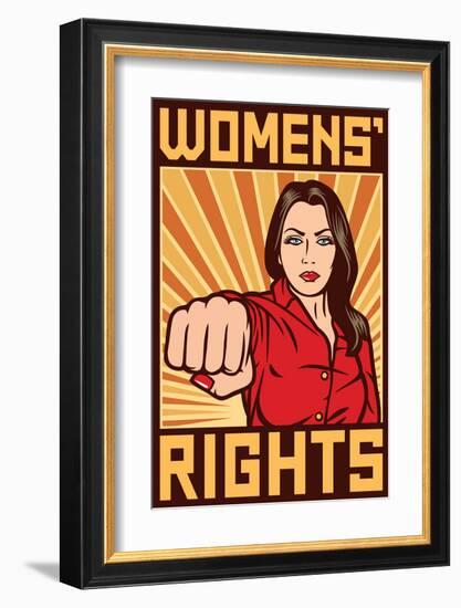 Women's Rights Poster-null-Framed Art Print