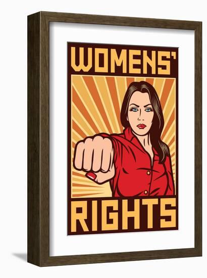 Women's Rights Poster-null-Framed Art Print