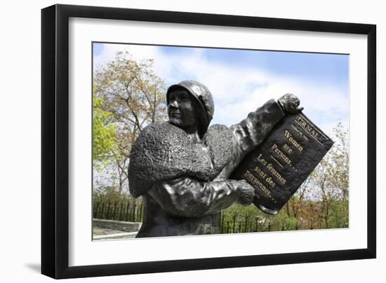 Women's Rights Statue, Canada-Tony Craddock-Framed Photographic Print