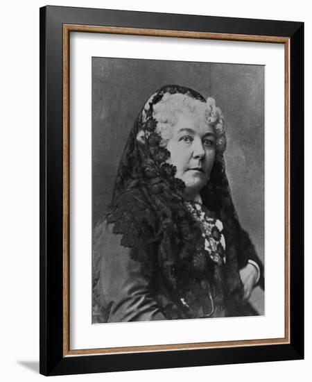 Women's Suffrage Leader Elizabeth Cady Stanton-null-Framed Photographic Print