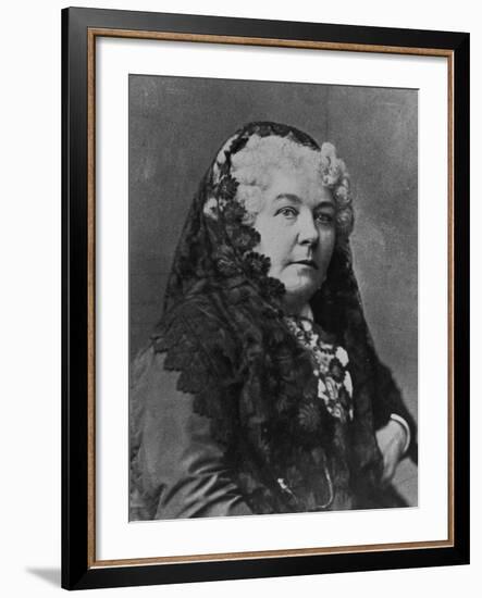 Women's Suffrage Leader Elizabeth Cady Stanton-null-Framed Photographic Print