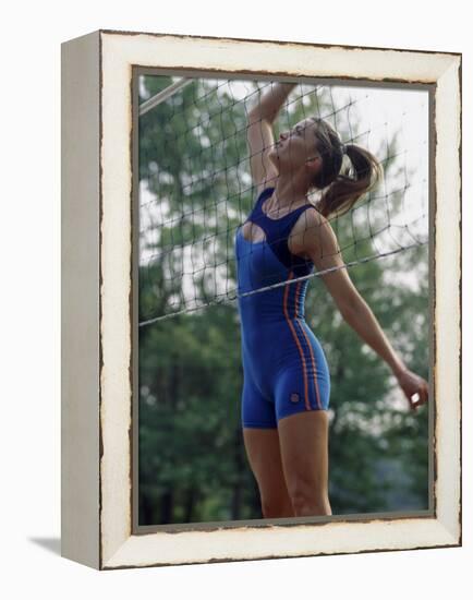 Women's Volleyball-null-Framed Premier Image Canvas