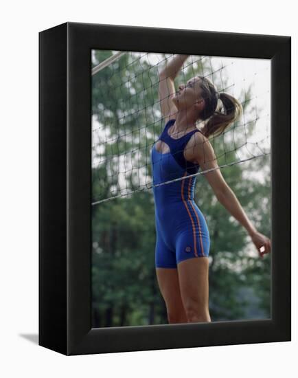 Women's Volleyball-null-Framed Premier Image Canvas