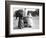 Women Selling Newspapers-null-Framed Photographic Print