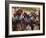 Women Sing and Dance Before the Bull Jumping, Turmi, Ethiopia-Jane Sweeney-Framed Photographic Print