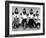 Women Sitting and Reading under Hairdryers at Rockefeller Center "Pamper Club"-Nina Leen-Framed Photographic Print