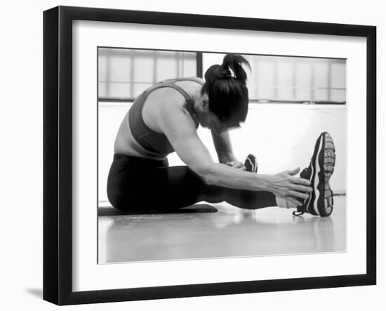 Women Stretching During Exercise Session, New York, New York, USA-Paul Sutton-Framed Photographic Print