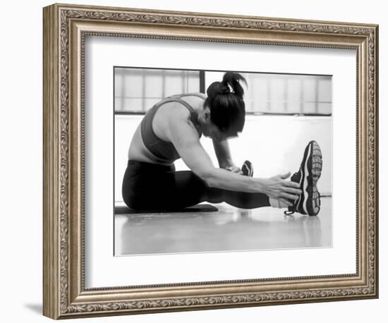 Women Stretching During Exercise Session, New York, New York, USA-Paul Sutton-Framed Photographic Print